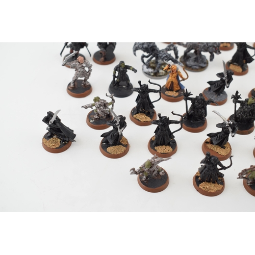 494 - A collection of cast metal war-games and miniature figures by 'Games Workshop' from the 'Lord of The... 