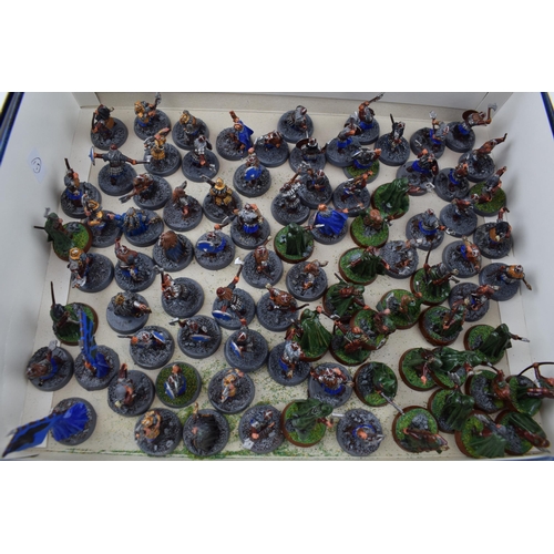 496 - A collection of boxed cast metal war-games and miniature figures by 'Games Workshop' from the 'Lord ... 