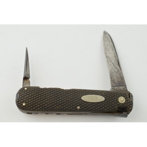 528 - A multitool pocket knife by J Gibbins and Sons of Sheffield. Length 11.5cm.