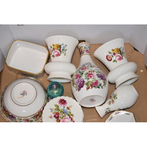 97 - A collection of pottery to include three Royal Doulton Brambly Hedge Seasons plates, a miniature Coa... 