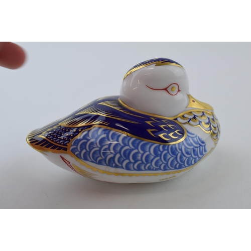 9 - Royal Crown Derby paperweight, Duck, one of the original six paperweights first introduced at the Ch... 