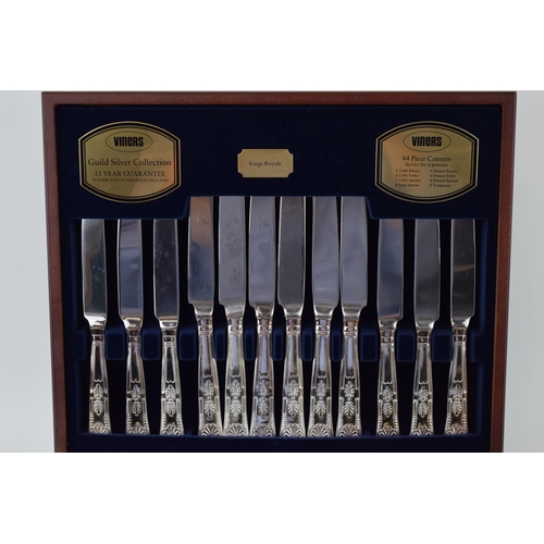 645 - A 'Viners' cased cutlery set.