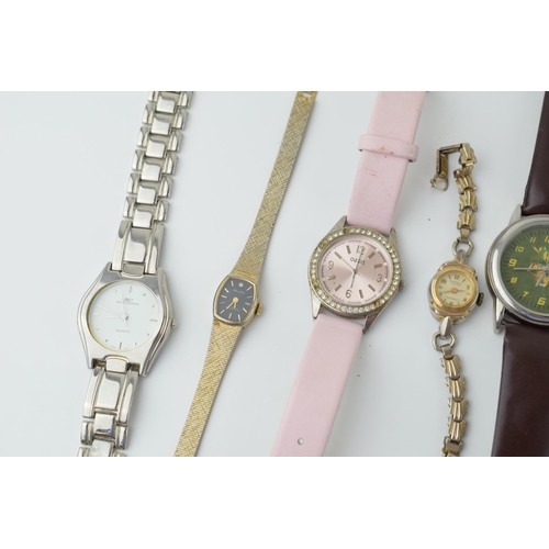 676 - A collection of lady's fashion wristwatches to include makes such as Seconda, Timex and Oasis etc.