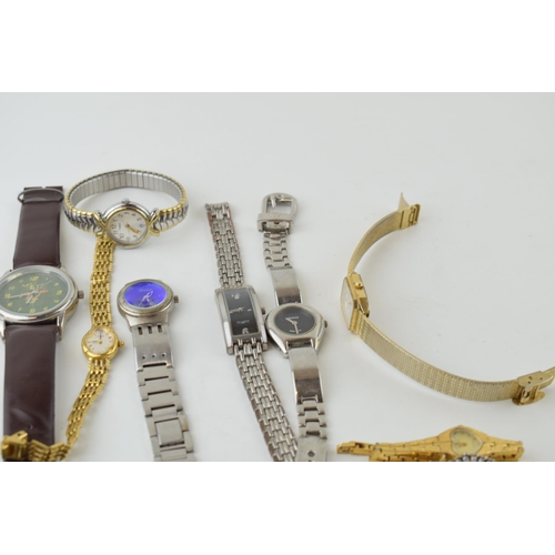 676 - A collection of lady's fashion wristwatches to include makes such as Seconda, Timex and Oasis etc.