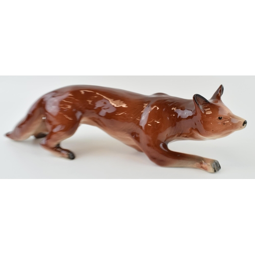 108 - H Wain and sons model of a stalking fox, 33cm long.