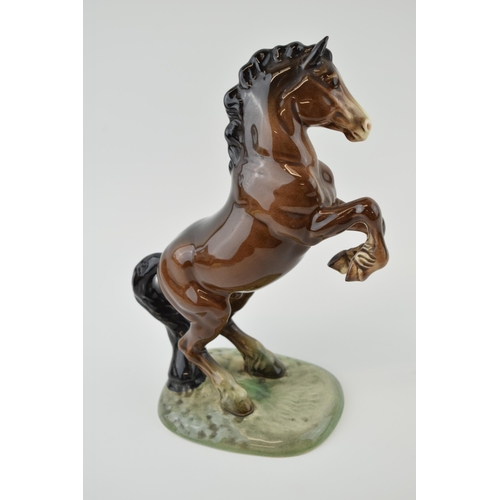 15 - Beswick rearing Welsh Cob in brown 1014.