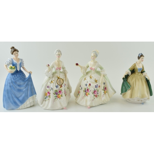 174 - A collection of Royal Doulton figures to include, 'Dianna' 2468, 'Dianna' 2468 with swing tag, 'Hele... 