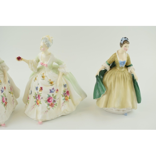 174 - A collection of Royal Doulton figures to include, 'Dianna' 2468, 'Dianna' 2468 with swing tag, 'Hele... 