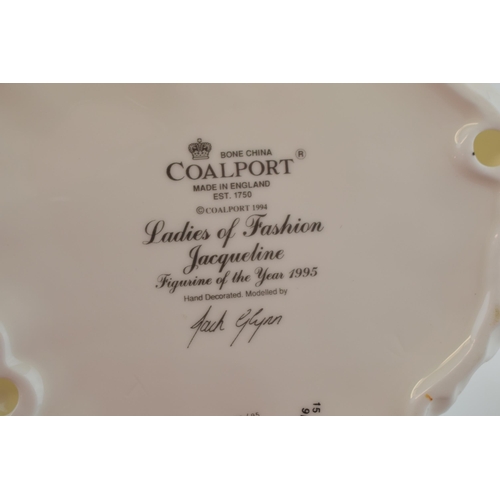 176 - Royal Doulton 'Images' 'Tender Moment'HN 5003 together with Coalport 'Ladies of Fashion' 'Jacqueline... 