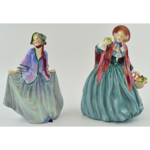 185 - Royal Doulton Figure 'Sweet Anne' H.N. 1318 together with 'Lady Charmian' H.N 1948. Height 21cm. (2)