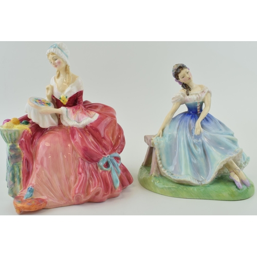 186 - A Royal Doulton figure 'Giselle' H.N. 2139, together with 'Penelope' H.N. 1901 a/f. Height 19cm. (2)