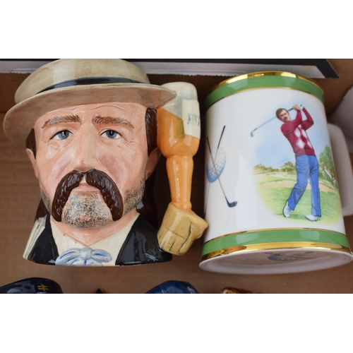 193 - Royal Doulton character jugs to include Wild Bill Hickock, the Engine Driver and the Baseball player... 