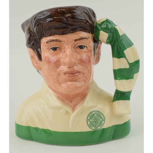 202 - Royal Doulton Football Supporters character jug Celtic D6925.