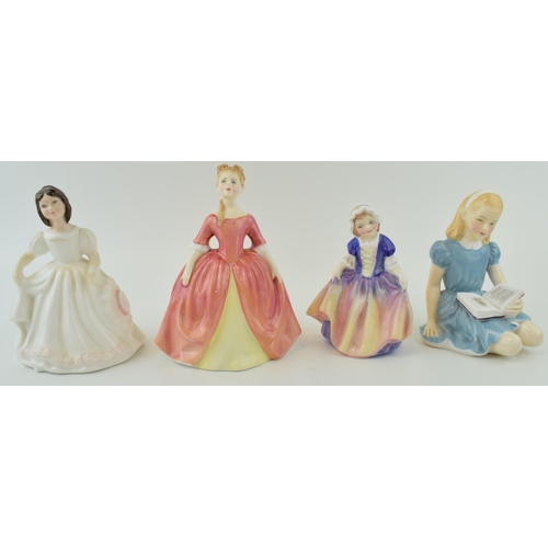 207 - Royal Doulton figures to include Alice, Debbie, Amanda and Dinky Do (4).