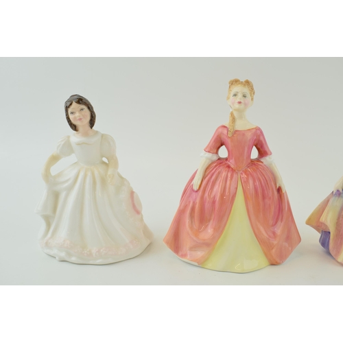207 - Royal Doulton figures to include Alice, Debbie, Amanda and Dinky Do (4).