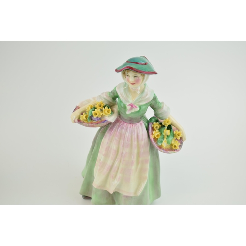 221 - Royal Doulton figures to include Simone HN2378, Daffy -Down Dilly HN1712 (small damages to flowers) ... 