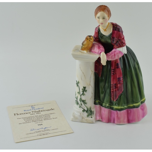 233 - Royal Doulton figure Florence Nightingale HN3144, limited edition, with cert.