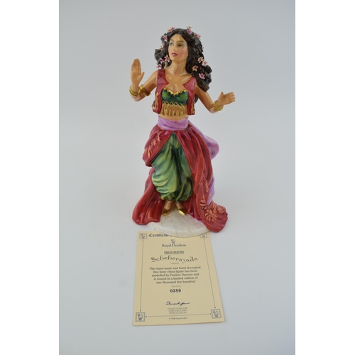 235 - Royal Doulton limited edition lady figure Scheherazade HN3835, with cert.