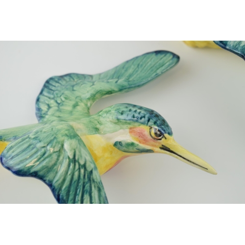 25 - Beswick Kingfisher wall plaques to include 729-1 and 729-2 (2).