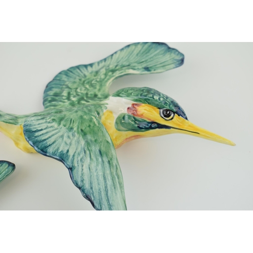 25 - Beswick Kingfisher wall plaques to include 729-1 and 729-2 (2).