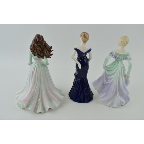 270 - Coalport figurines / lady figures to include Sarah, Stella and Hilary (3).