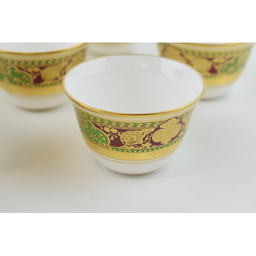 89 - De Lamerie 'Finest Bone China' tea bowls (7)