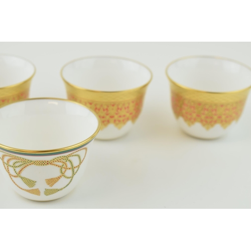 92 - De Lamerie 'Finest Bone China' tea bowls (5)