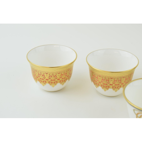 92 - De Lamerie 'Finest Bone China' tea bowls (5)