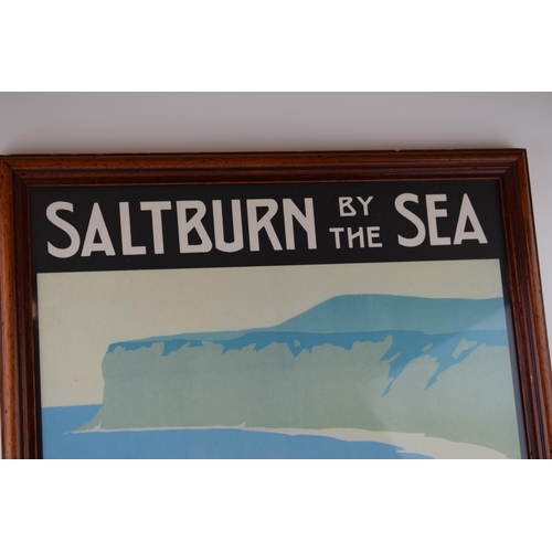 332 - Saltburn By The Sea LNER Railway Poster Gawthorn Possible Reproduction 43 cm by 66 cm nice decorativ... 