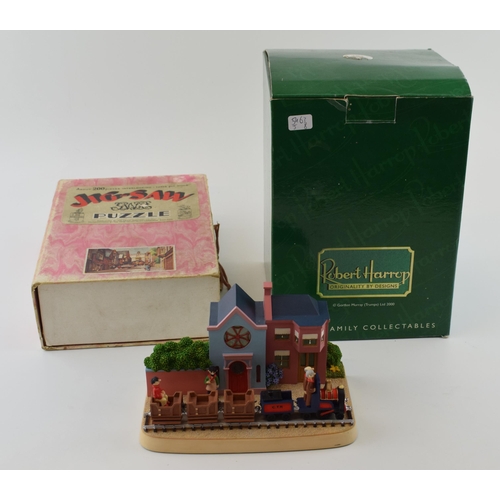 382 - Boxed Camberwick Green CGM08 The Train & Pottery. Robert Harrop Designs Limited with a Jig-Saw Puzzl... 