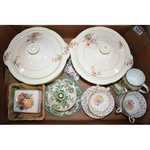 101 - Various Vintage Staffordshire Dinner Tea Sets Coronation Pottery Items 30 pieces