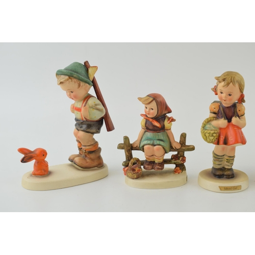 125 - Goebel figures to include Apple Tree Boy, Just Resting, Boy with Rabbits (Af), School Girl and other... 