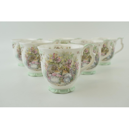 200 - Royal Doulton Brambly Hedge mugs, all are Summer, (6).