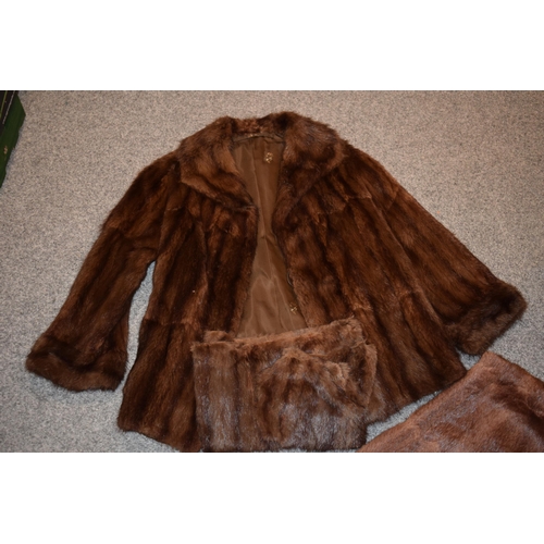 302 - Vintage Fur Coat and Stole