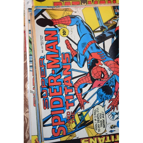 361 - A large collection of comics to include Marvel and DC comics, 'Batman', 'Superman', 'Hellstorm', 'In... 