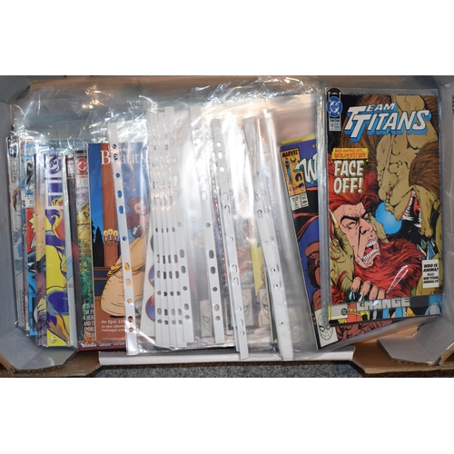 362 - A large collection of comics to include Marvel and DC comics, 'Wolfpack', 'Adventurer of the Outside... 