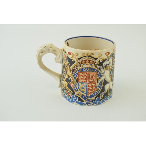 121 - Commemorative mug For King George and Queen Elizabeth designed by Dame Laura Knight. D.B.E. R.A. Wit... 