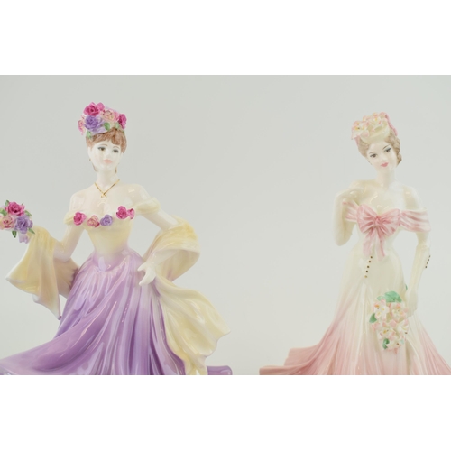 275 - Boxed Coalport figurines to include Sweetest Rose (limited edition), Fairest Lily and Helen (3).