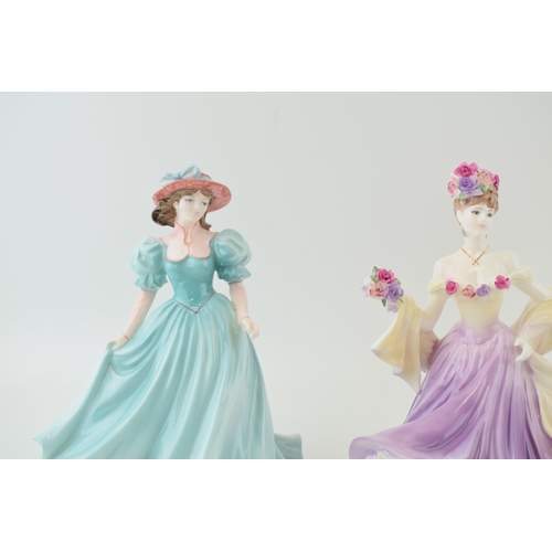 275 - Boxed Coalport figurines to include Sweetest Rose (limited edition), Fairest Lily and Helen (3).