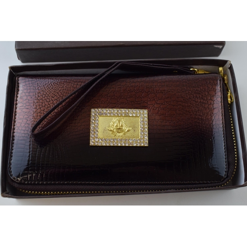 303 - Vintage Versace Signature Ladies Purse Wallet in Original Box c1980s