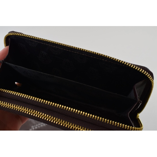 303 - Vintage Versace Signature Ladies Purse Wallet in Original Box c1980s