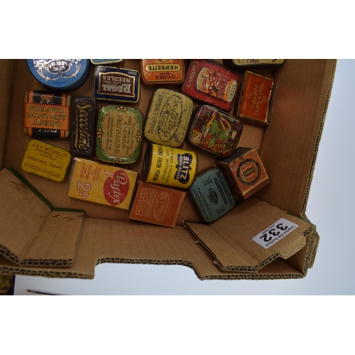 332 - Quantity of Various Advertising Tins including Huntley & Palmer Bournville HMV Gramophone Needles