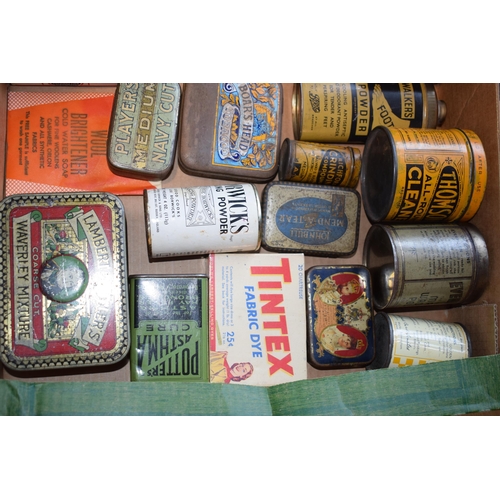 336 - Quantity of Advertising Tins Including Players Navy Cut Lyons Coffee Crawfords Biscuits