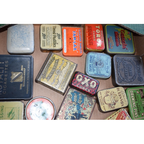 338 - Quantity of Advertising Tins Including Jacobs Biscuits Players Navy Cut and oxo cubes