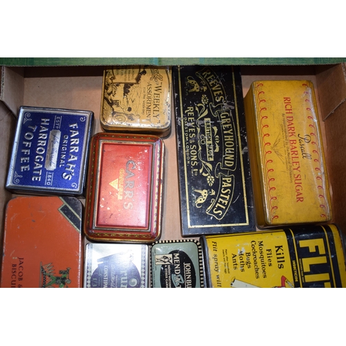 339 - Quantity of Various Advertising Tins including Oxo Rowntrees Wills Capstan Players Tobacco Cigarette... 