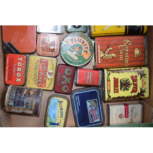 339 - Quantity of Various Advertising Tins including Oxo Rowntrees Wills Capstan Players Tobacco Cigarette... 