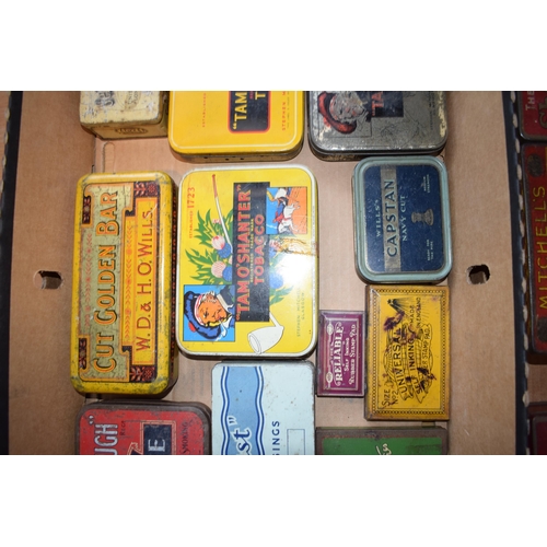 342 - A collection of advertising tins to include, 'Tam 'O' Shanter' , 'Lucky Strike', 'Mitchell's Cut Gol... 