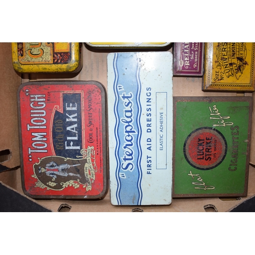 342 - A collection of advertising tins to include, 'Tam 'O' Shanter' , 'Lucky Strike', 'Mitchell's Cut Gol... 