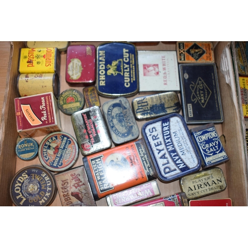 343 - A collection of advertising tins to include, 'Peak Freen', 'Sir Walter Raleigh Tobbaco', 'Lloyds' an... 