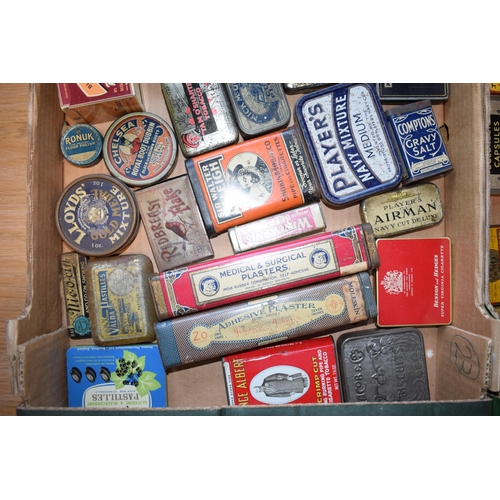 343 - A collection of advertising tins to include, 'Peak Freen', 'Sir Walter Raleigh Tobbaco', 'Lloyds' an... 